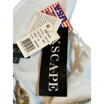 XScape  Embellished Goddess Pleated Sequin White Formal Gown Dress Size 14 NWT Photo 11