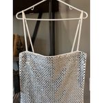 retrofete Avanya Knit MIrror Mini Dress White Womens Size Medium Photo 8