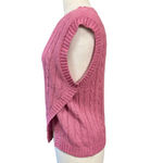 Current Air Sweater Vest Size M Pink Sleeveless Knit Top Photo 5