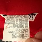 Vintage Sheri Martin Red Cropped Blazer Jacket Size 10 Photo 7