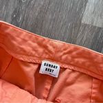 Aritzia  Sunday best orange straight leg pants women’s size S‎ Photo 4