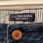 U.S. Polo Assn. Blue Denim Jean Cut Off Shorts Pockets Slim Fit Women's Size 8 Photo 11