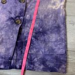 Anthropologie  amadi Hilde tie dye linen blend double breasted oversized blazer S Photo 6