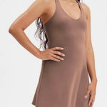 Girlfriend Collective  | Lola V-Neck Dress Skort Shorts Mauve Fog Tank | Size XL Photo 0