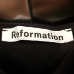 Reformation 💕💕 Braun Dress Black Midi Dress M NWT Photo 10