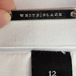 White House | Black Market Women's Sz 12 White Tailored Two Button Studio Blazer Photo 10