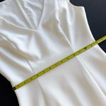 Black Halo Mattia Sheath Dress White Sz 4 Photo 9