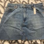 Topshop  Blue Denim Skirt Photo 0