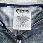 Zyia  Active Navy Blue Camo Lightweight Zip Up Jacket‎ Workout Casual Women's Med Photo 6