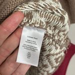 Coldwater Creek NWT  Patchwork Cowl Neck Tunic Sweater - Size M Photo 5
