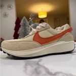 Nike  Women's Beige and Orange Sneakers Photo 1