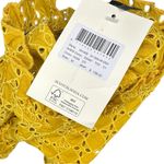 Scotch & Soda Yellow Eyelet Exaggerated Ruffle Top Size M Euro Summer Vibe! Photo 10