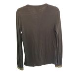 Lucky Brand Tunic Black Gold Beaded Embroidered Size S Cotton India Photo 6