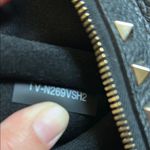 Valentino Garavani Valentino Vitello Large Rockstud Zip Pouch Black Photo 8