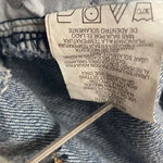 Gianni Bini  Women’s Frayed Hem Distressed Denim Jean Mini Skirt Blue Size 9 J Photo 7