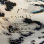Varley Leggings Womens Small White Animal Print Cropped Athleisure Active Train Photo 6