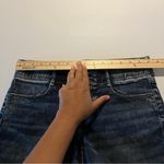 Apt. 9  Stretch Acid Wash Dark Denim Mid Rise Cuffed Midi Short Size 8 Photo 9