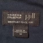 J.Jill Blue Wearever Collection Smooth Fit Pencil Skirt Size Medium Photo 1