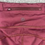Athleta  Lightning Supersonic Capri Burgundy‎ Athletic Yoga Workout Leggings XS Photo 8