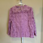 J.Crew Womens Top Sz Small Embroidered Eyelet Bash Sundrenched Peony Career Photo 4