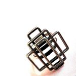 Vintage Modernist sterling silver Aarikka Ring made by Kaija Aarikka, 1960s Mad Photo 8