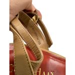 Cole Haan camila ankle strap brown espadrille wedge size 10 Photo 3