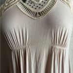 Free People Cream Star Lace Dress with Bead Details S Photo 9