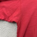 American Eagle Jegging Fit Sweatshirt Red Oversized Casual Comfort Women's Small Photo 4