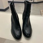 a.n.a Boots . A New Approach Chic Black Leather Heeled Boots 6M Photo 2