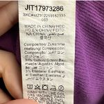 SheIn Purple Short Sleeve Tee with Pearls Size Small Casual Work Girly NEW Oversized Photo 4