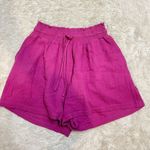 Joie High Waisted Paperbag Purple Shorts Photo 1