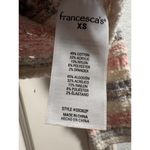 Francesca's  Blue Rain Sweater Womens XS Colored Cropped Long Sleeve Knit Top Photo 3