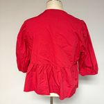 Velvet Heart Bow Puff Blouse Photo 3