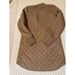 Zella Women's XXS Quilted Coat Longline Bomber Jacket Full Zip Lightweight Photo 2