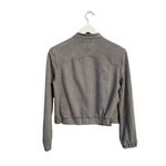 BLANKNYC Faux Suede Moto Bomber Jacket Vapor Nordstrom Grey Women’s SZ S Gray Photo 7