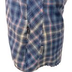 Club Ride Women's Blue Plaid Liv'n Flannel Snap Front Shirt Size XS Photo 3