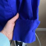 Worthington women’s 4 button down dress shirt dark blue Photo 2