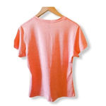 icyzone V-Neck Salmon Pink Running Athletic Workout Short Sleeves -Shirt SZ L Photo 2