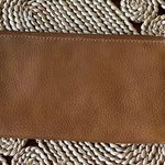 Free People Distressed Vegan Leather Wristlet Wallet Brown Tan Photo 4