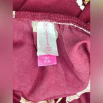 No Boundaries Women’s Maroon Rose Off Shoulder Blouse Photo 2