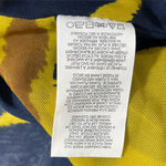 CAbi Midnight Dress Style 4242 Navy Blue Gold Floral Midi Dress Size SMALL Photo 10