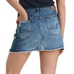 American Eagle  Outfitters | Womens Size 2 | Festival Distressed Denim Mini Skirt Photo 1