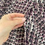 Nic+Zoe Purple Black Abstract Print Blouse Womens S Sleeveless Classic Preppy Photo 1