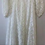 Vintage‎ Bridallure Prairie Lace Wedding Dress 70’s Size 2 Photo 6