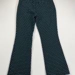 Anthropologie Cartonnier Charlie Crop Flare Brocade Pants Green Diamond Size 6 Photo 10