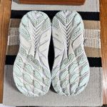 Hoka  One One Sneaker Clifton 8 Running Shoes Blue/Gray Women 9.5D Running Walk Photo 3