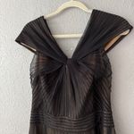 Tadashi Shoji Black Tulle Dress, Size 6, Tea Length Dress Photo 1