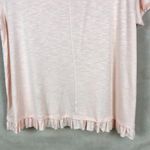 Style & Co  Peach Pink Ruffled Soft T-shirt NEW XL Photo 1