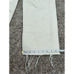 Ética Altin Loose Fit Jeans Natural Denim Mid Rise Relaxed Leg Frayed Hem 27 White Photo 9