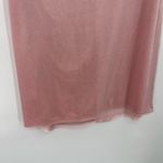 Love, Fire LOVE FIRE Velvet Dress Sz XL Pink Mock Neck Ruching Soft Girl Valentines Party Photo 7